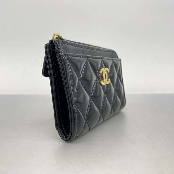 CHANEL Black Leather Wallet - Picture 2 of 9